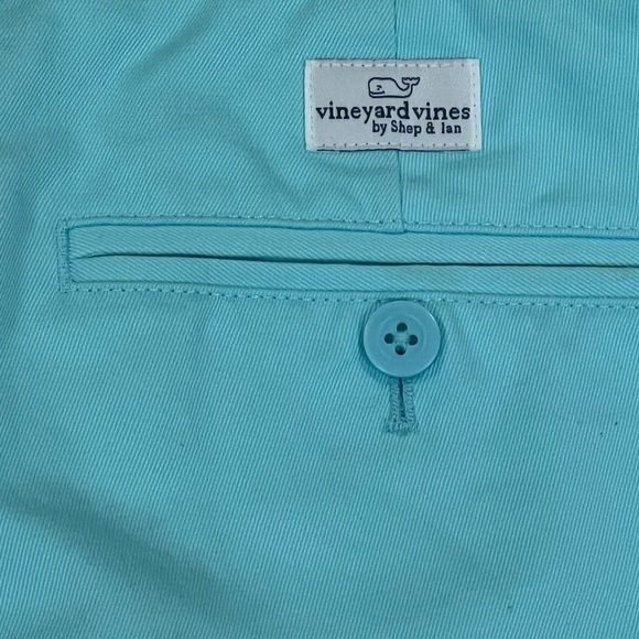 Vineyard Vines Club Pant 32W 32L Blue Embroidered Airplane Pattern Chinos - Picture 7 of 7